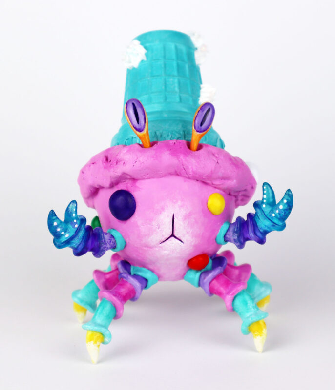 "Gumball Sherbet Hermit Crab" by Corina St Martin