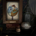 Watercolor Sherlock Hound of Baskervilles