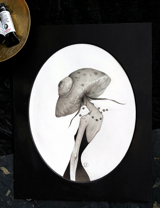 "Mushroom lady" by Lu Ke