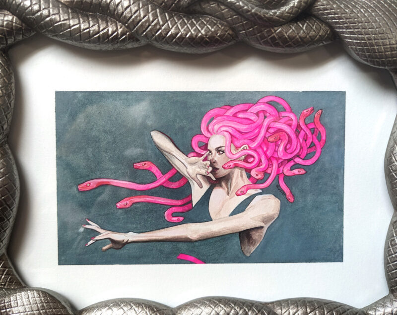 Recognition - Medusa painting