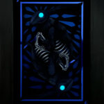 Rabbits with Glowing Eyes