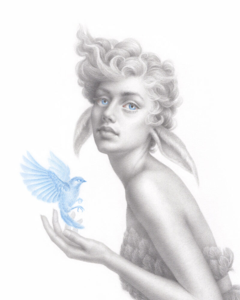 Blue Magic by Marta Witkiewicz - detail