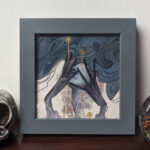 Dark Touch gouache painting