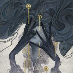 Dark Touch gouache painting