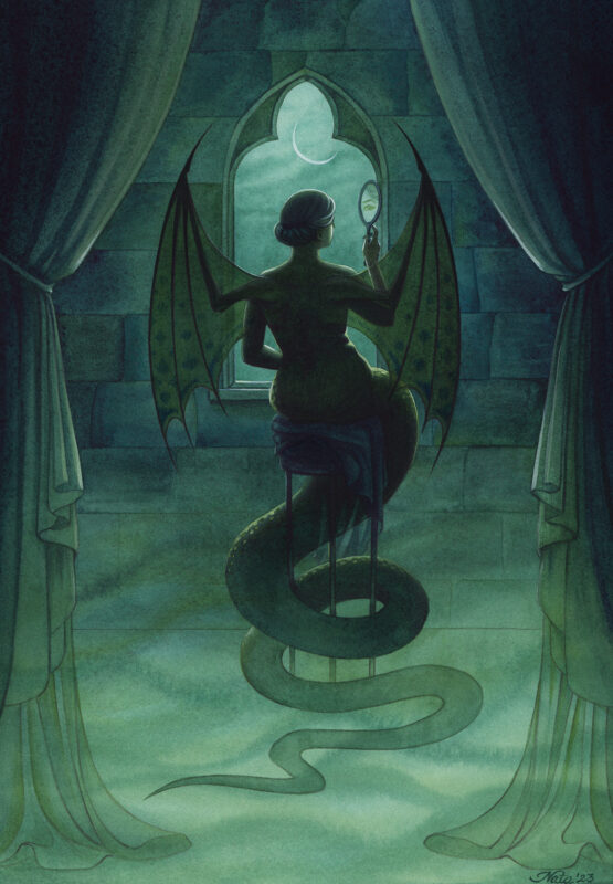 Melusine's Gaze, by Natasa Ilincic