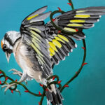 Close up of Wild Garden Painting