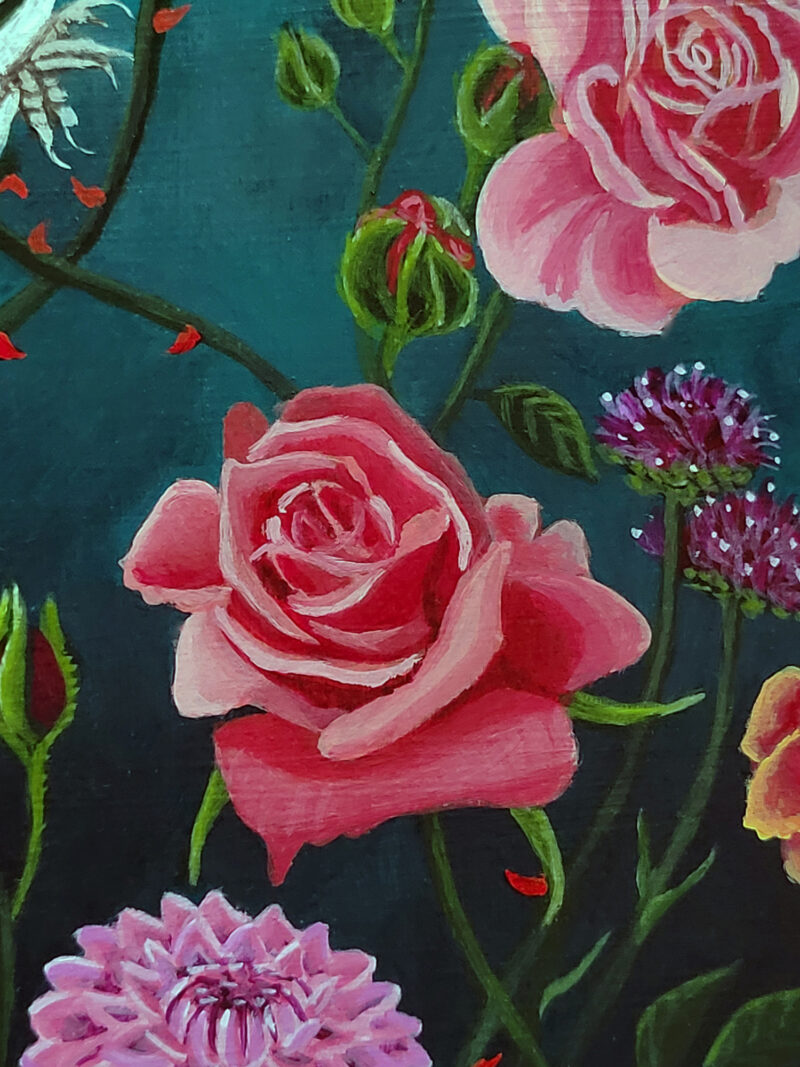 Close up of Wild Garden Painting