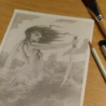 A work-in-progress image of Strange Waters