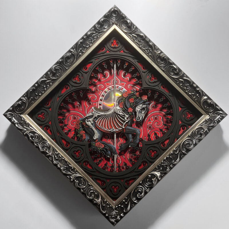 'Gothic Rose' Framed Artwork