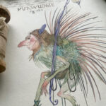 Enchanted Companions- Pukwudgie watercolor