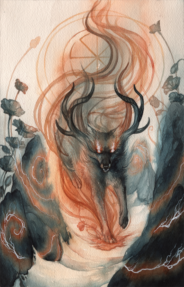 "Flame" - by Amelia Leonards