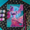 original painting from sam hogg, feminine figurative art