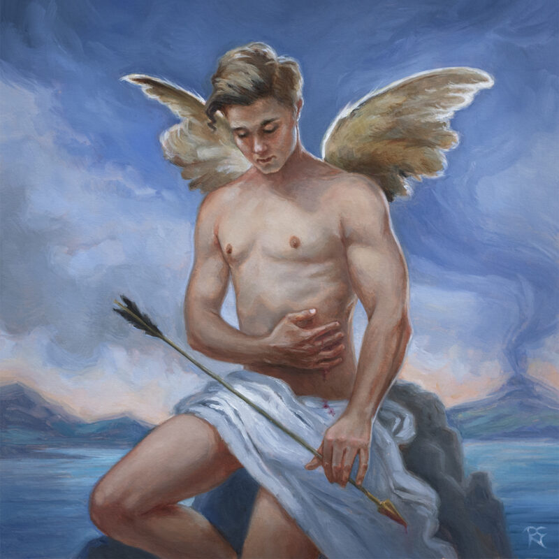 Cupid in Love oil painting