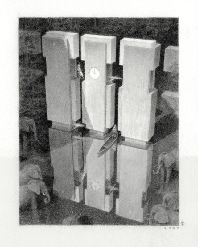 The River Gate Crossing by Paul W Thompson