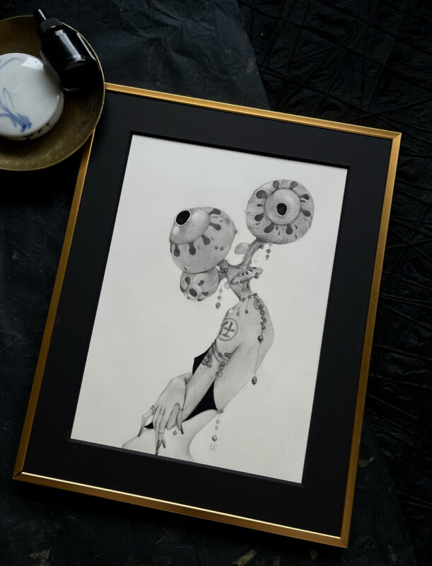 "Mushroom lady" by Lu Ke