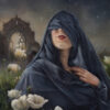 Poppy Witch oil painting