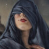 Poppy Witch oil painting