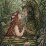 Naiad and Dryad sapphic art