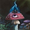 The spirit of the forest acrylic painting by momi lotta