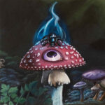 The spirit of the forest acrylic painting by momi lotta