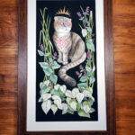 "Familiar I - The Cat" - by Megan Laude