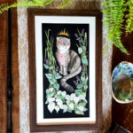 "Familiar I - The Cat" - by Megan Laude