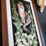 "Familiar I - The Cat" - by Megan Laude