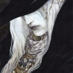 "Bounty" Dory Whynot, 2023. Watercolor on hot press paper 8 x 10"