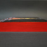 Painted edge of "Renewal" Painting