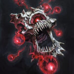 This is a photo of "Death Tyrant". It is an acrylic Painting by Dan Cohen