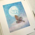 Old Lady Moon, nearly finished