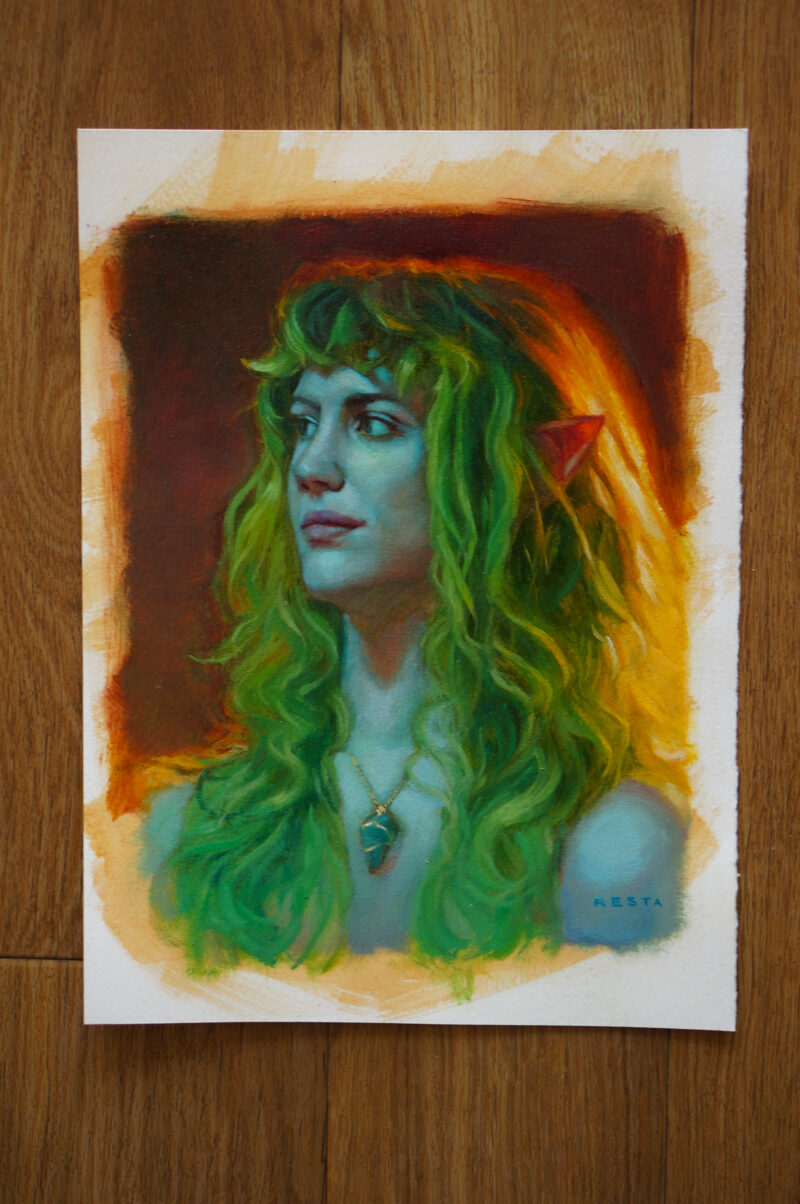 Kaylee in Green - by Francesca Resta