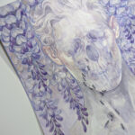 "Death Dawn" Dory Whynot, 2024. Watercolor on cold press paper 9x12"