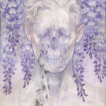 "Death Dawn" Dory Whynot, 2024. Watercolor on cold press paper 9x12"