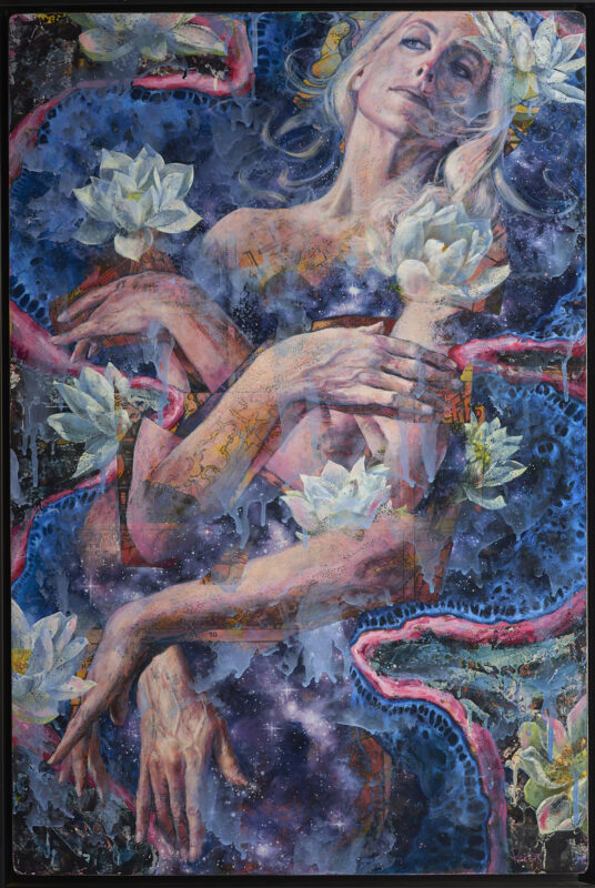 Portrait of artist Rebecca Leveille as Venus