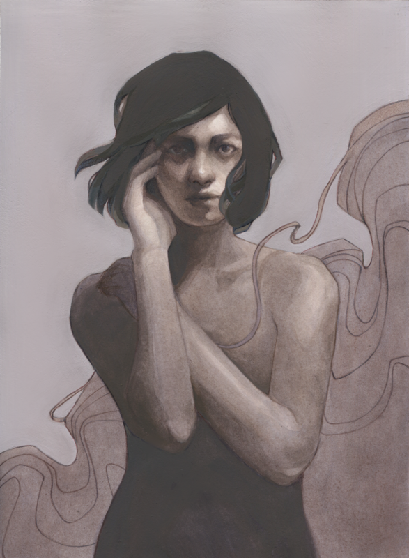 "Thread" illustration by Amber Feng, 2024.