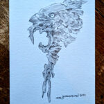 FeatherFall Miniature Study by Laura Garabedian