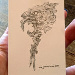 FeatherFall Miniature Study by Laura Garabedian