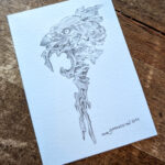 FeatherFall Miniature Study by Laura Garabedian