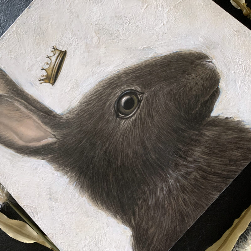 King Rabbit by Artist Carolina Lebar