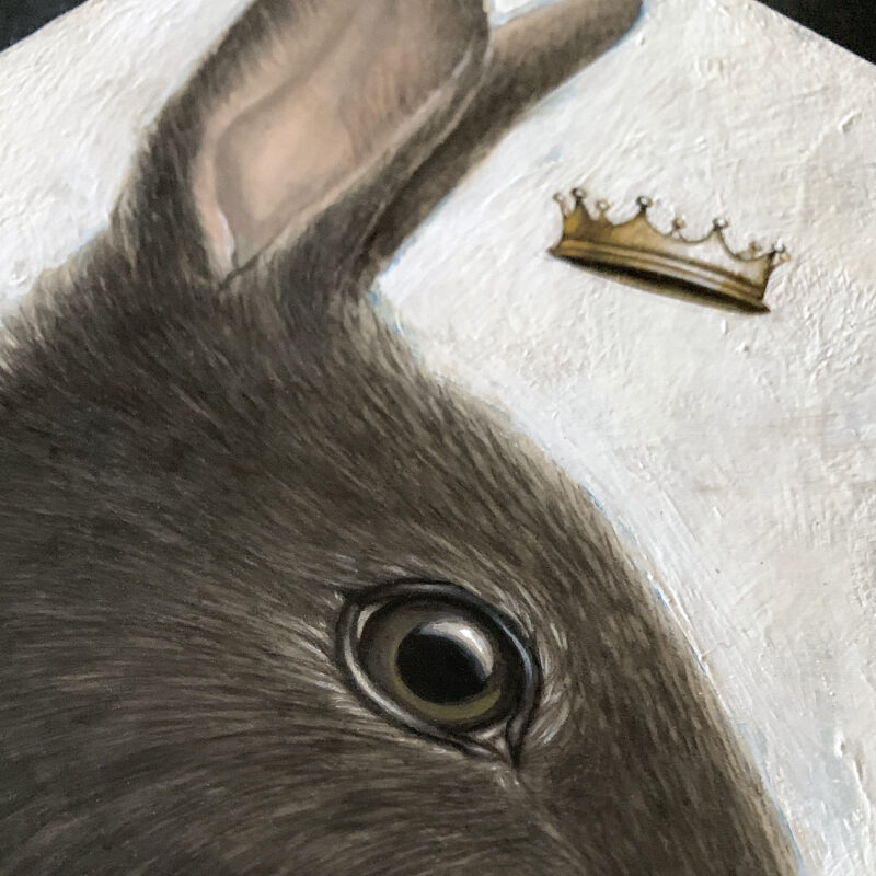 King Rabbit by Artist Carolina Lebar