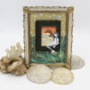 Oceans Spells, Mermaid art altered book detail staged