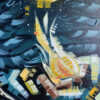 By the Fire acrylic painting by artist McKenna Kornowski