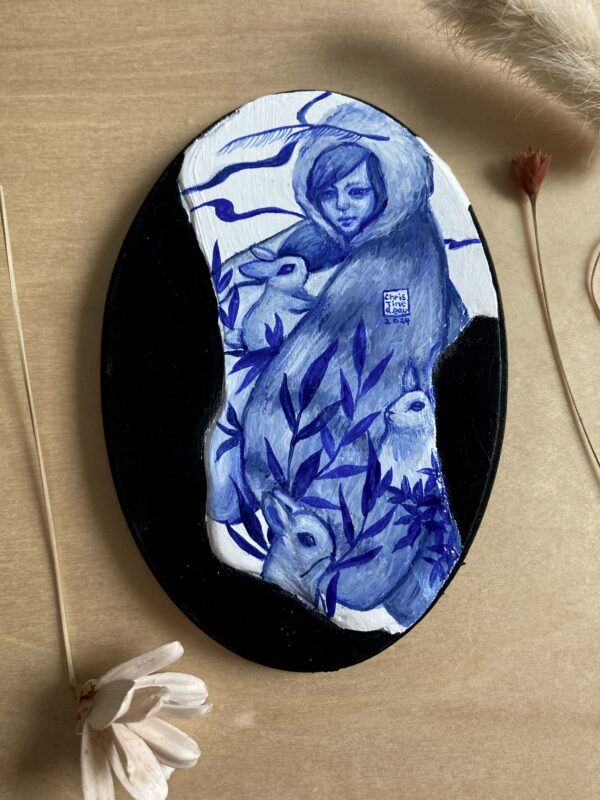 Metamorphs de Mini Porcelaine, Trinity (Silk Moth)