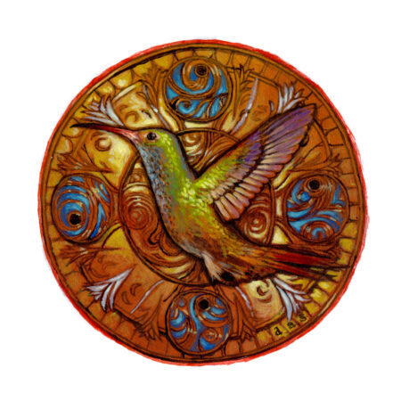 "Hummingbird Medallion" -- by Danny Schwartz