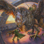 First Light, Last Flight is a fantasy oil painting by Dan Cohen.