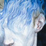 "Blue Ruin" Dory Whynot, 2024. Watercolor on hot press paper