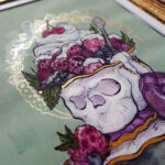 Skullberries and Cream! painted by Tia Kinsman