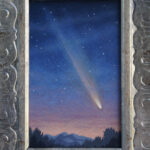 "Tsuchinshan-ATLAS Over the Blue Ridge Mountains" by Kaysha Siemens