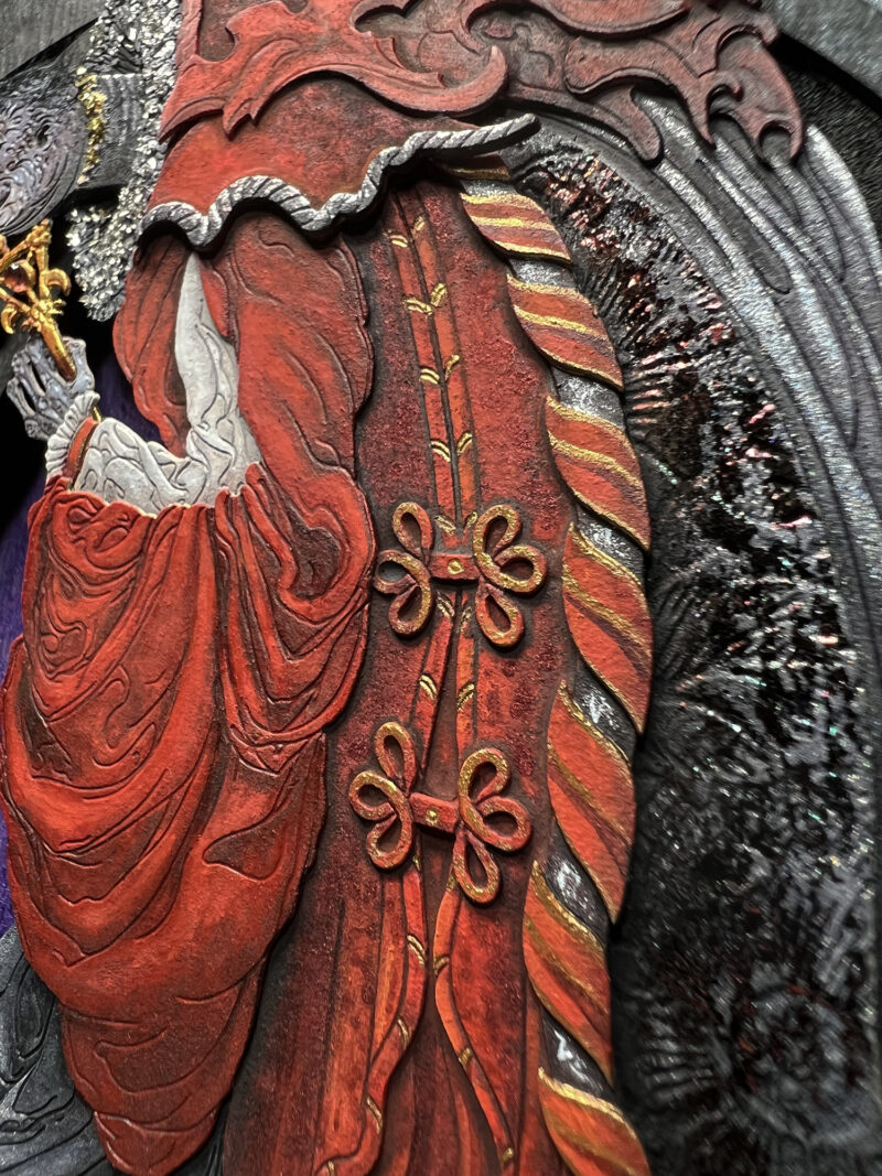 Chamberlain Robe Paint Detail